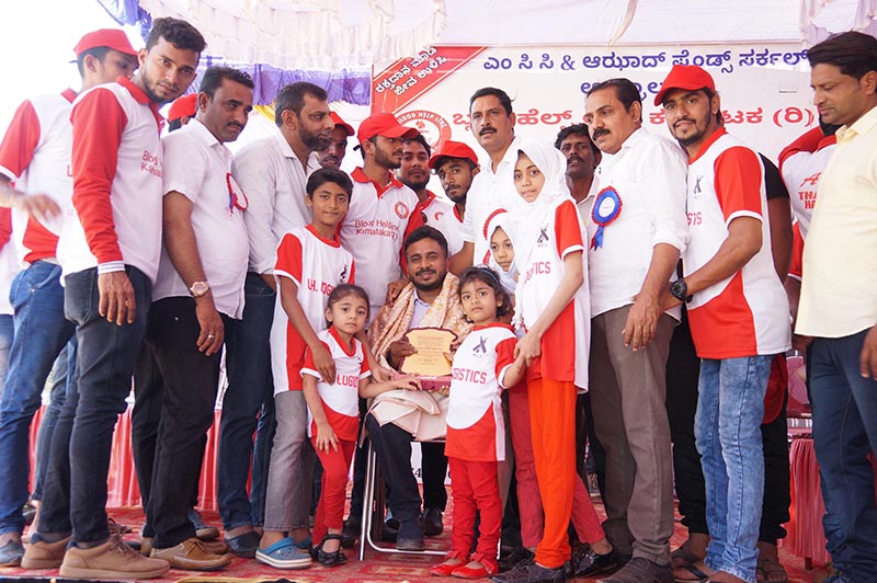 ಮಾಸ್ತಿಕಟ್ಟೆ: ಸಾರ್ವಜನಿಕ ರಕ್ತದಾನ ಶಿಬಿರ, ಸನ್ಮಾನ